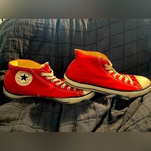 Chuck Taylor Red High Top Converse 10m 12w